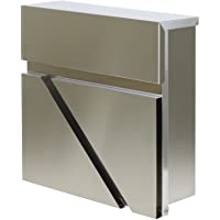 Buzón de diseñador de acero cepillado Hardcastle